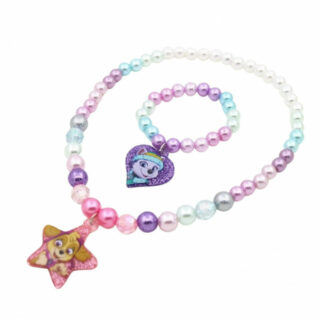 Bracelet et collier Pat Patrouille Everest et Stella