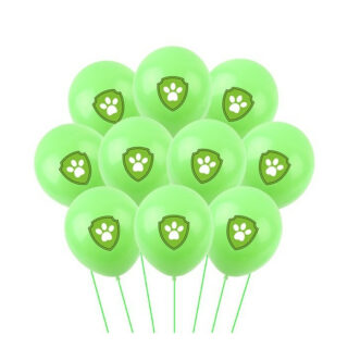 Decoration anniversaire Pat Patrouille ballons blason Rocky