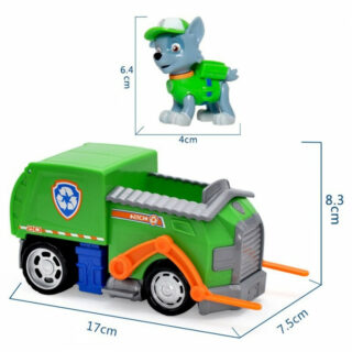 Figurine Pat Patrouille Rocky et son camion de recyclage