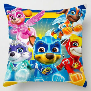 Housse de coussin Pat Patrouille les chiots en combinaison