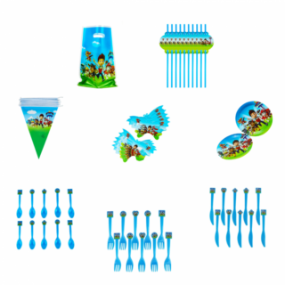 Pack decoration anniversaire Pat Patrouille 80 elements