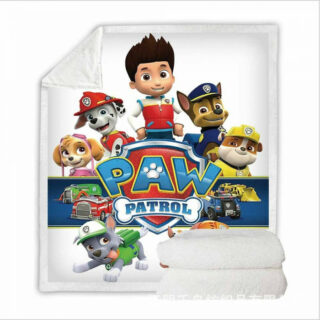 Plaid Pat Patrouille lequipe au complet