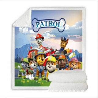 Plaid Pat Patrouille montagne