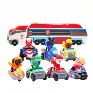 Figurine Pat Patrouille le bus 6 chiots et Ryder