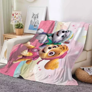 Plaid Pat Patrouille Stella Et Everest